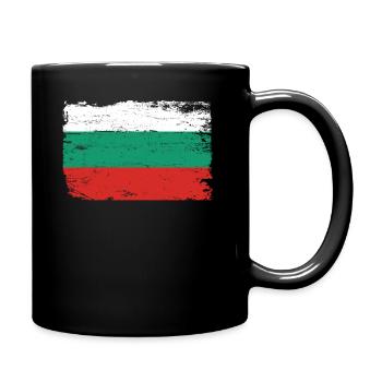 Bulgarien - Tasse einfarbig - Schwarz - Rechts