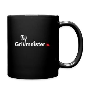Grillmeisterin - Tasse einfarbig - Schwarz - Rechts