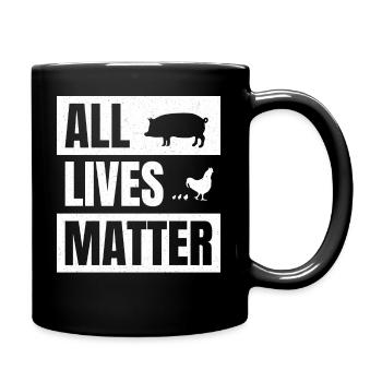 Activiste des droits des animaux activiste des droits des animaux veganisme vegan - Mug uni - noir - Droite