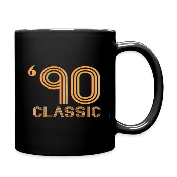 90s classic - Full Colour Mug - black - Right