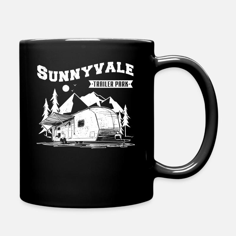 Funny design Trailer Park Sunnyvale Lovers design - Full Colour Mug - black