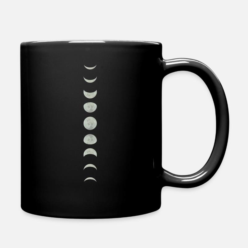 Spiritual Yoga Moon - Mug uni - noir