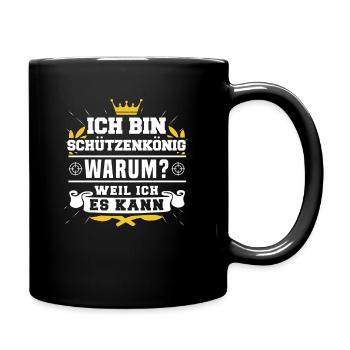 Schützenfest 2020 - Tasse einfarbig - Schwarz - Rechts