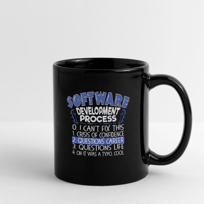 Software Developer Sayings Funny Computer Nerd Full Colour Mug