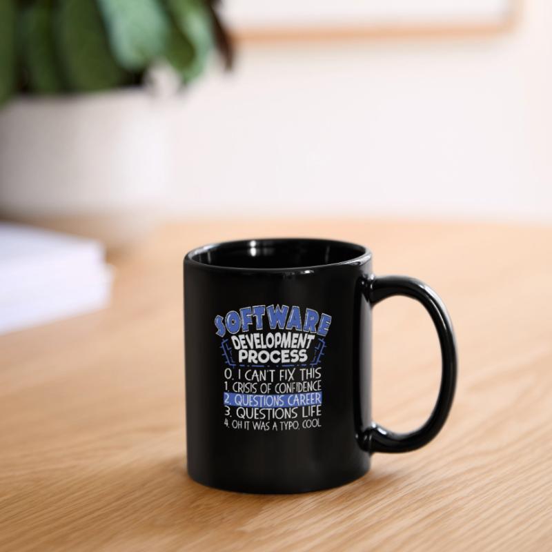 Software Developer Sayings Funny Computer Nerd Full Colour Mug