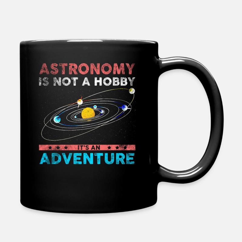 Astronomie - Tasse einfarbig - Schwarz