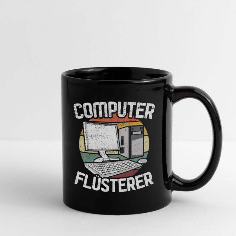Computer Flüsterer Computer Nerd Informatik Tasse einfarbig