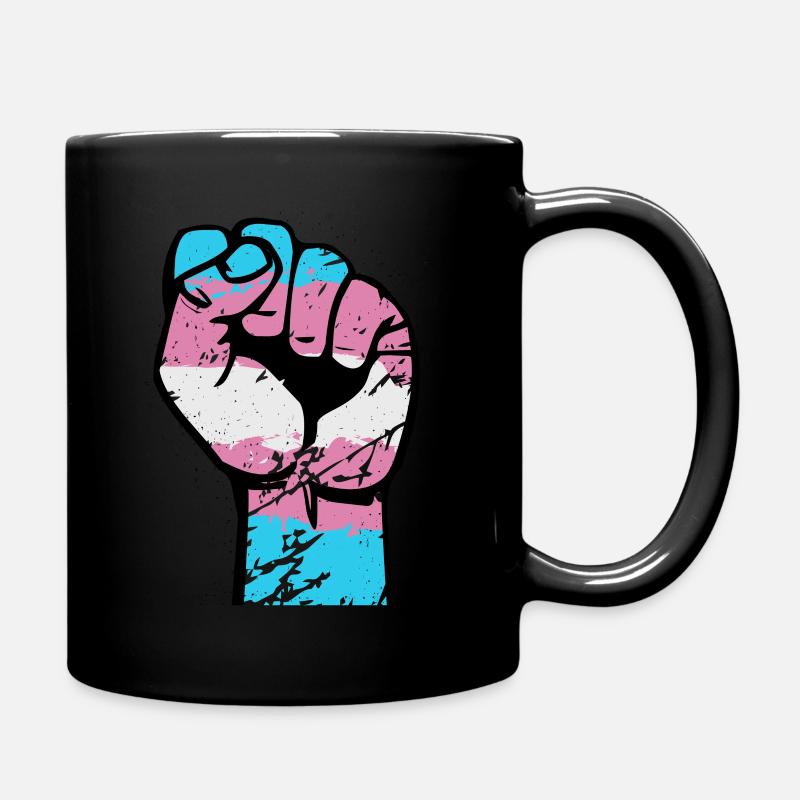 Trans Resist Faust - Tasse einfarbig - Schwarz