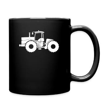 K700 Traktor Trecker Traktoren Evolution Dorfkind - Tasse einfarbig - Schwarz - Rechts
