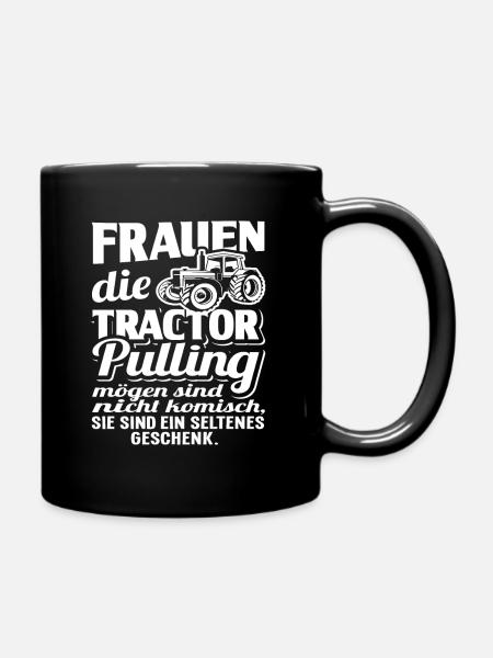 Tractor Pulling Tractorpulling Trecker Treck - Tasse einfarbig - Schwarz