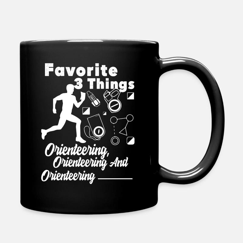 Orientierungslauf-Liebhaber - Tasse einfarbig - Schwarz