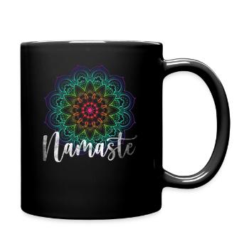 Hatha Yoga Vidya Namaste Bikram Chakra Asanas - Mug uni - noir - Droite