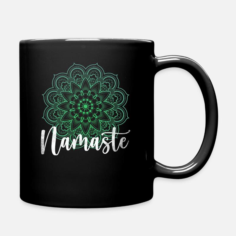 Hatha Yoga Vidya Namaste Bikram Chakra Asanas - Mug uni - noir