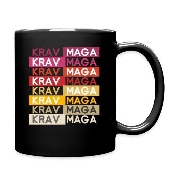 Krav Maga gift idea - Full Colour Mug - black - Right