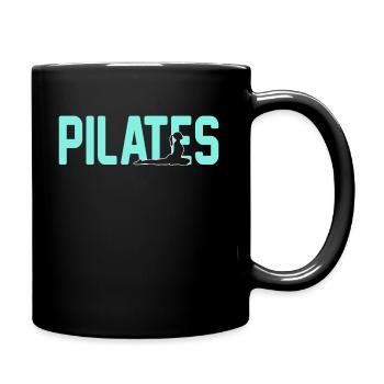 Pilates - Tasse einfarbig - Schwarz - Rechts