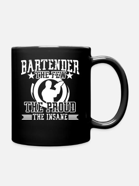 Barkeeper Stolzer Barkeeper - Tasse einfarbig - Schwarz