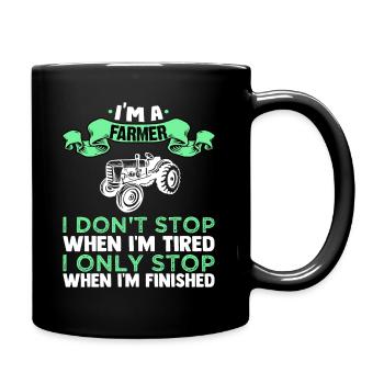 I'm farmer - Full Colour Mug - black - Right