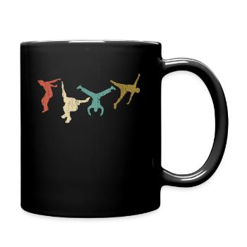 Parkour PK Freerunning Freerunner Tic Tac Ghettoga - Mug uni - noir - Droite