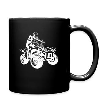 Quad - Tasse einfarbig - Schwarz - Rechts