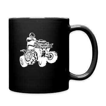 Quad - Tasse einfarbig - Schwarz - Rechts