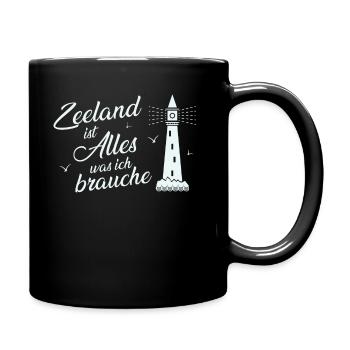 Zeeland Niederlande Urlaub - Tasse einfarbig - Schwarz - Rechts