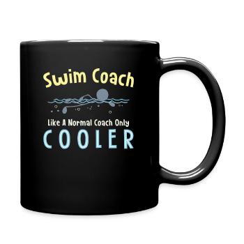 Entraîneur de natation comme un entraîneur normal seulement - Mug uni - noir - Droite