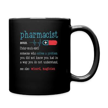 Apotheker Definition Funny Gift Classic Druck - Tasse einfarbig - Schwarz - Rechts