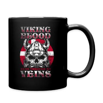 Denmark Vikings - Full Colour Mug - black - Right