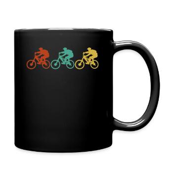 Cadeau vintage de descente - Mug uni - noir - Droite