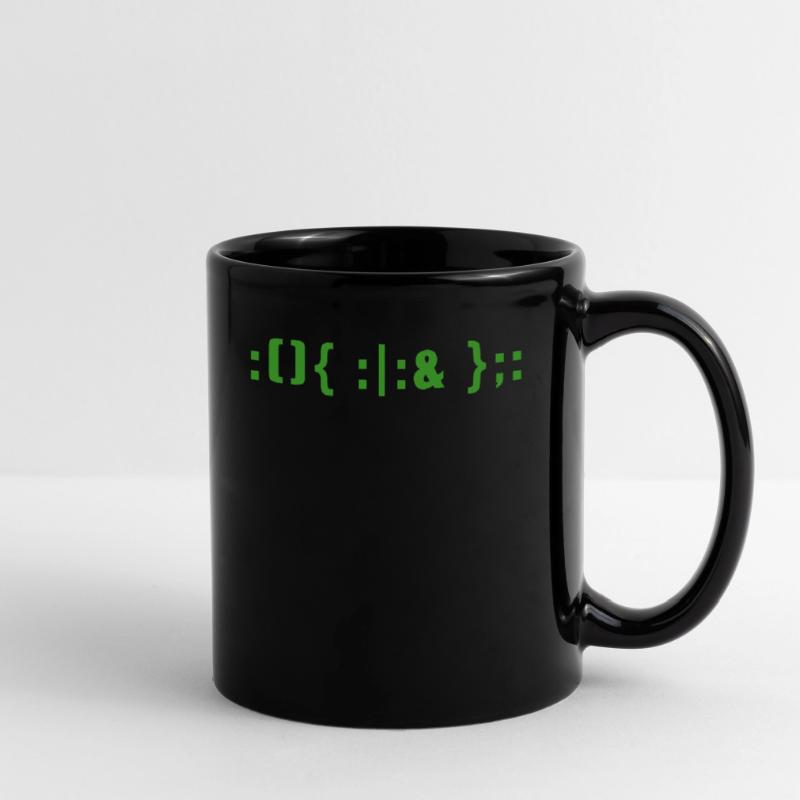 Programmeur de commandes Hacker Fork Bomb Linux Bash Mug uni