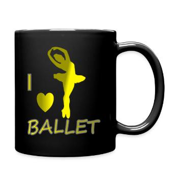 Ballet aunts ballet dancer - Full Colour Mug - black - Right