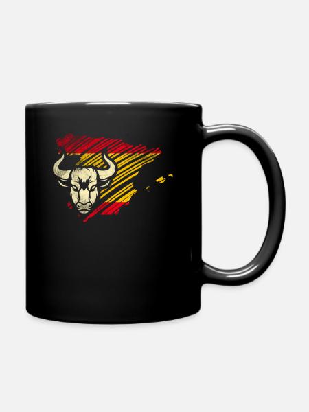 Spanien - Tasse einfarbig - Schwarz