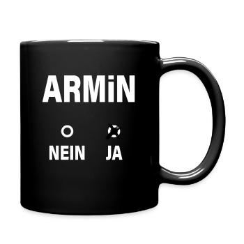 Armin YES - Full Colour Mug - black - Right
