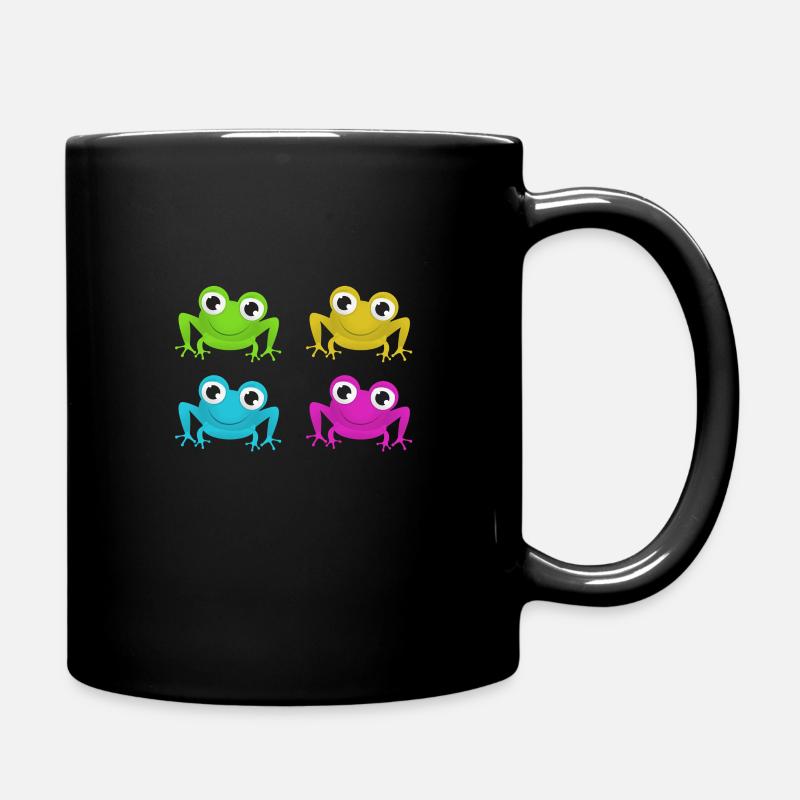 Frosch - Tasse einfarbig - Schwarz
