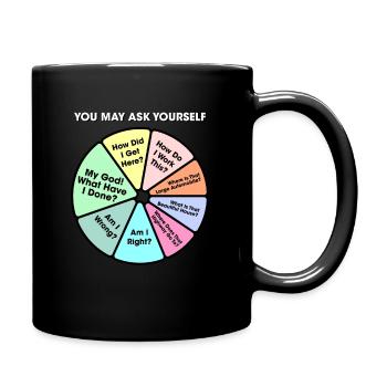 Une fois dans une vie, vous pouvez vous demander - Mug uni - noir - Droite