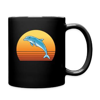 Dolphin Sun - Mug uni - noir - Droite
