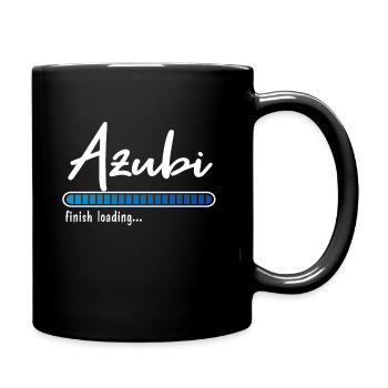 Azubi Geselle Auszubildender Ausbildung Geschenk - Tasse einfarbig - Schwarz - Rechts