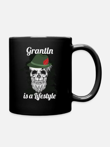 Grantler Bayer Dorf - Grantln est un style de vie - Mug uni - noir