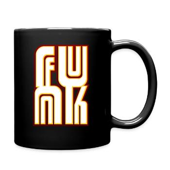 Funk Musik - Tasse einfarbig - Schwarz - Rechts