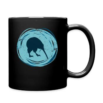 Neuseeland Backpacker - Tasse einfarbig - Schwarz - Rechts