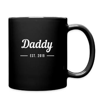 DADDY EST. 2019 - Full Colour Mug - black - Right