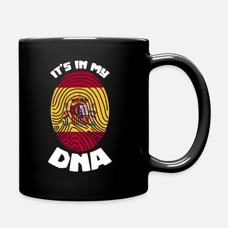 Drapeau espagnol espagnol espagnol ADN espagnol - Mug uni - noir