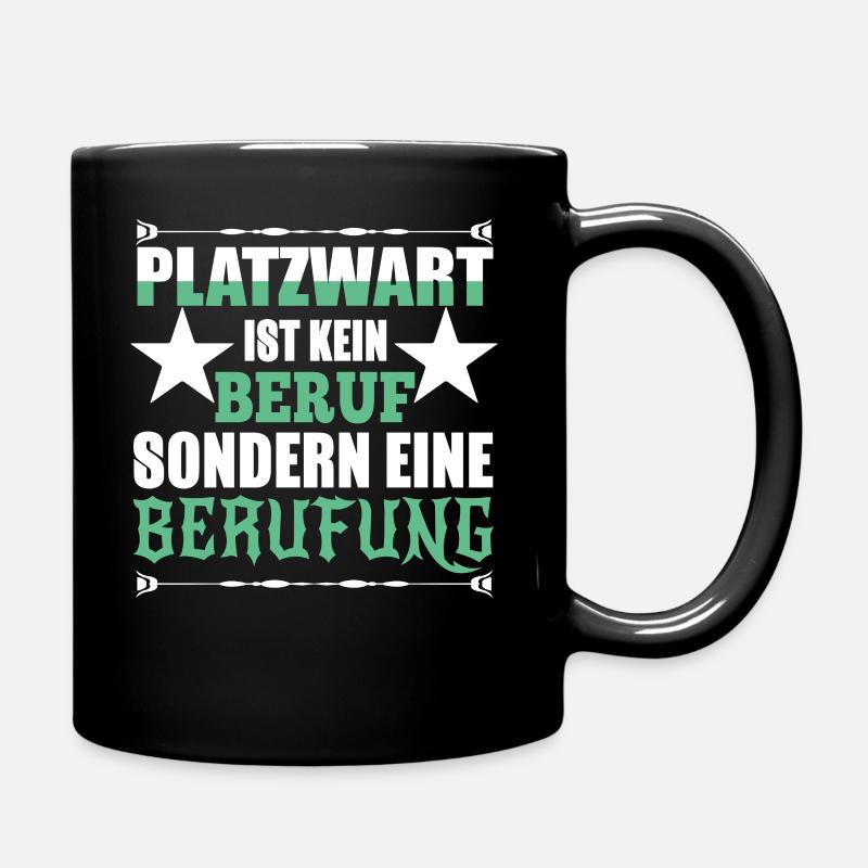 platzwart berufung - Tasse einfarbig - Schwarz