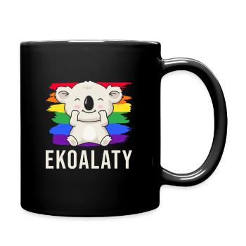 LGBT Ekoalaty - Tasse einfarbig - Schwarz - Rechts