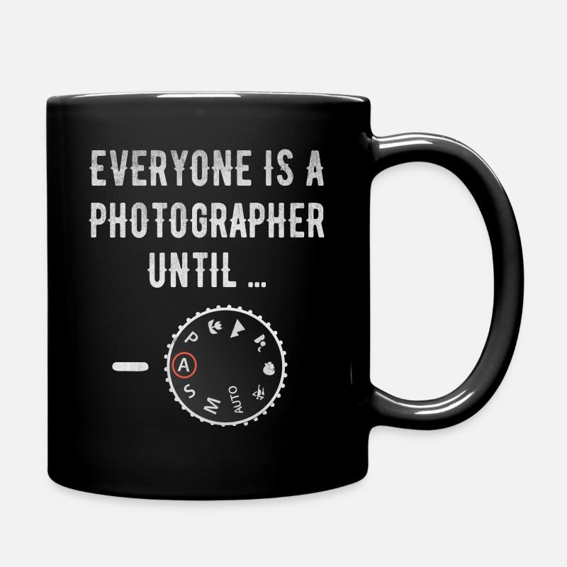 Fotograf - Tasse einfarbig - Schwarz