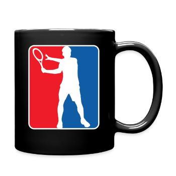 tennis - Full Colour Mug - black - Right