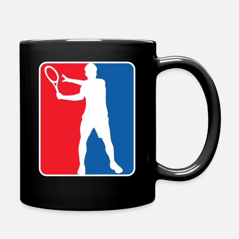 Tennis - Tasse einfarbig - Schwarz