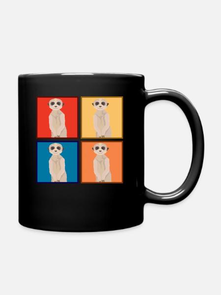 Suricate animaux animal - Mug uni - noir