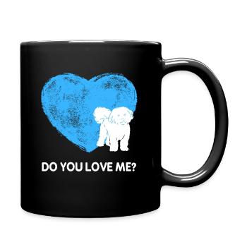 LOVE ME HAVANESE DOG LOVE GIFT MEN - Full Colour Mug - black - Right