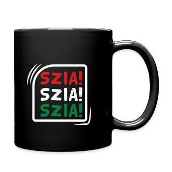 SZIA Hello aux couleurs magyares - Mug uni - noir - Droite